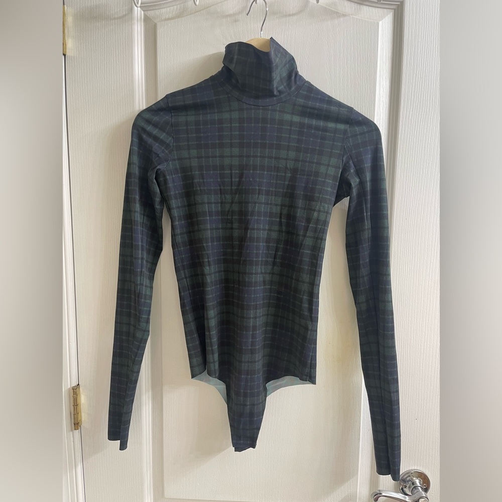 Commando Plaid Bodysuit size medium